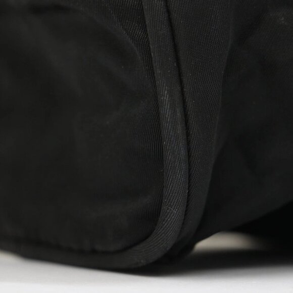 Prada Triangle Logo Black Nylon Handbag - Picture 10 of 16